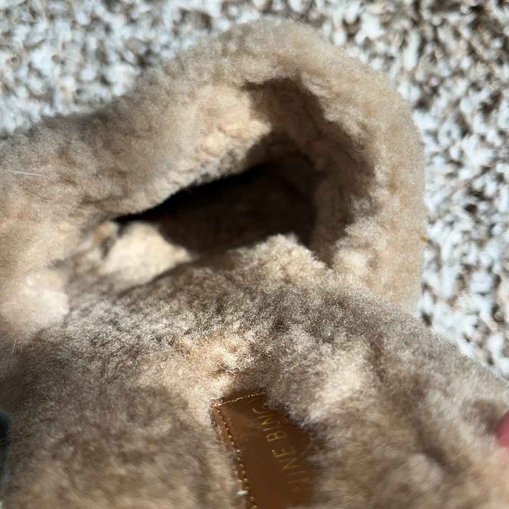 Anine Bing Sherpa mules size 37 - Picture 5 of 10
